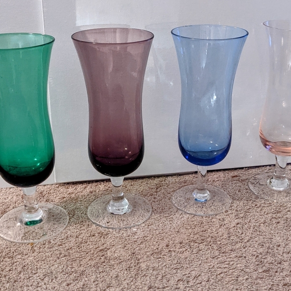 Dining Vintage Set Of 4 Mini Hurricane Glasses Bundle For 3 Off